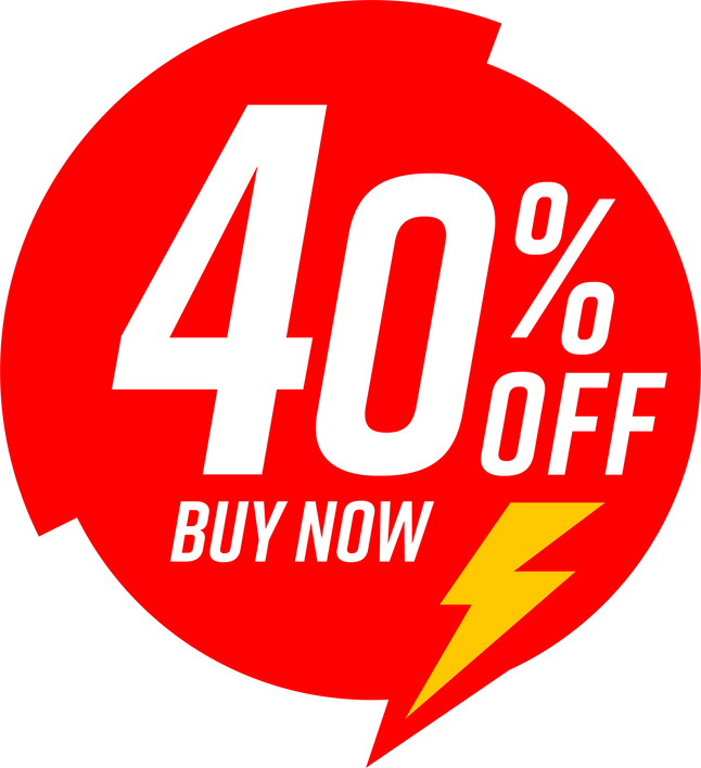 Buy now 40% off